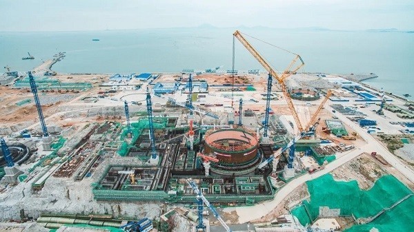 漳州核电"华龙一号"首台机组实现又一重大节点