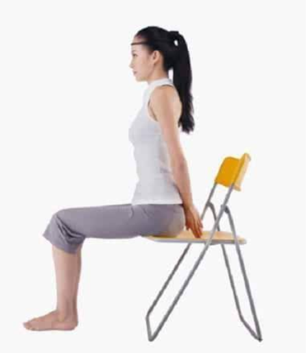 利用手鄣牧α拷手刍郝蚝蠓摆动,达到极限后保持该姿势2-3分钟