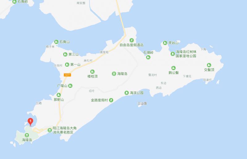 交通指引 酒店地址為:陽江市海陵島閘坡鎮白石根168號