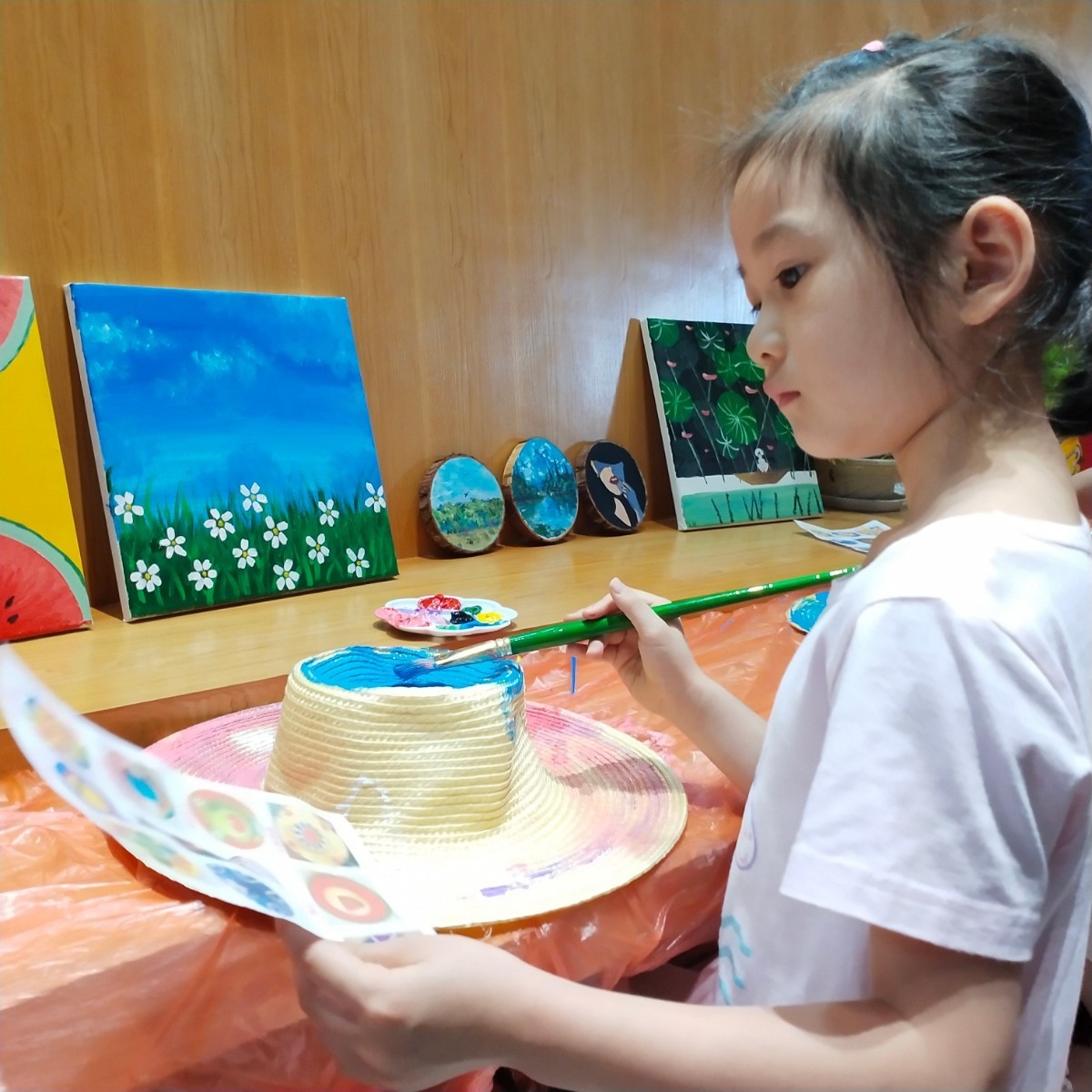 草帽DIY，看孩子如何将小草帽变成艺术品！|安徽金牌盛典国际会展集团